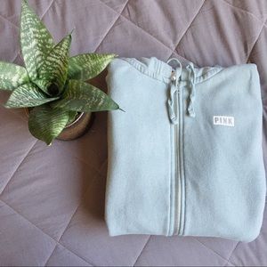 Victoria’s Secrete PINK Zip-up in Sage Blue